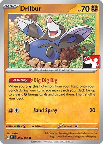Temporal Forces Drilbur [Prize-Pack] Pokémon card